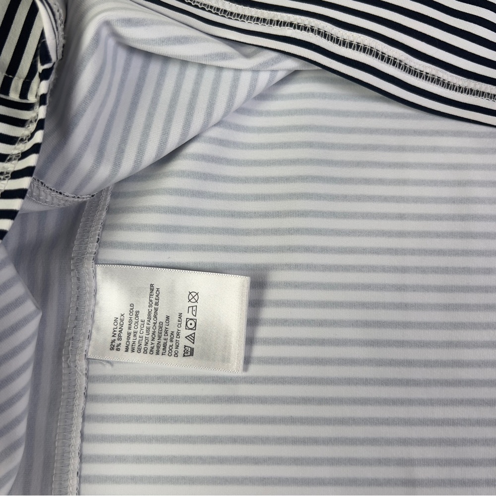 Tommy Bahama Shift Womens XL Black White Dress Aubrey Cassia Striped IslandZone - Picture 8 of 9